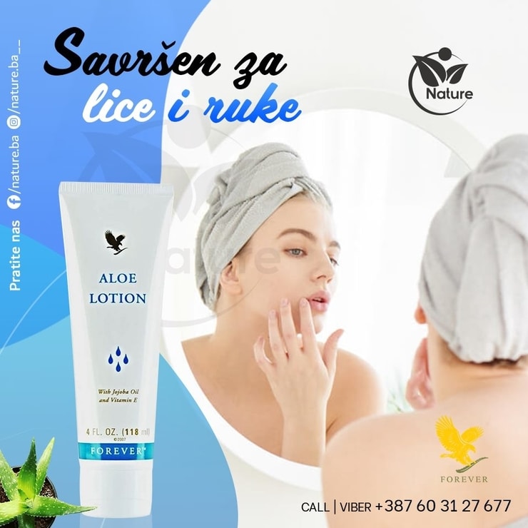 Aloe lotion